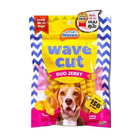 ขนมสุนัข NOVEE WAVE CUT CHEESE 150 ก._0