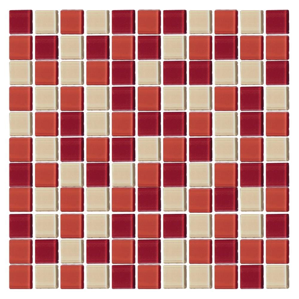 โมเสคแก้ว 30x30 ซม. DURAGRES สวีทตี้ สตอเบอรี่