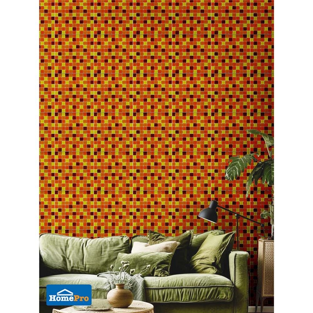 โมเสคแก้ว 30x30 ซม. DURAGRES ดิซซี่ ออเรนจ์