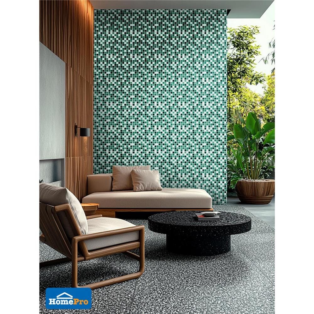 โมเสคแก้ว 30x30 ซม. DURAGRES เพล ดาร์ก กรีน