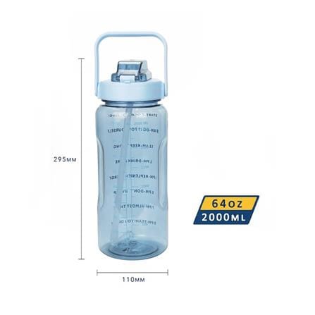 กระบอกน้ำพลาสติก TRITAN HANSEN 2 ลิตร สีฟ้า_3