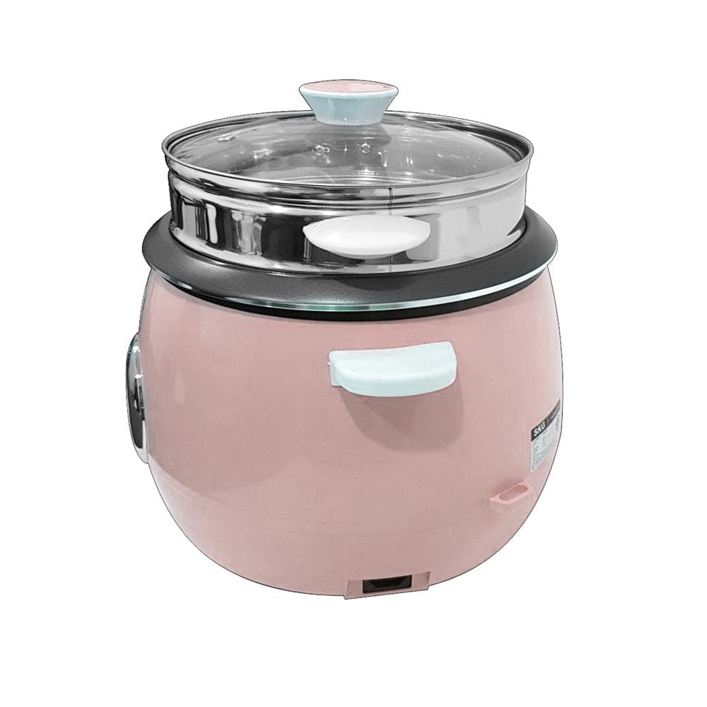 หม้อหุงข้าวธรรมดา SKG SK-718 1.8 ลิตร สีชมพู