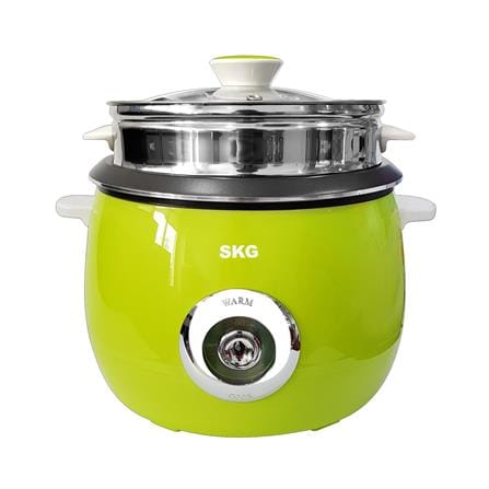 หม้อหุงข้าวธรรมดา SKG SK-718 1.8 ลิตร สีเขียว_0