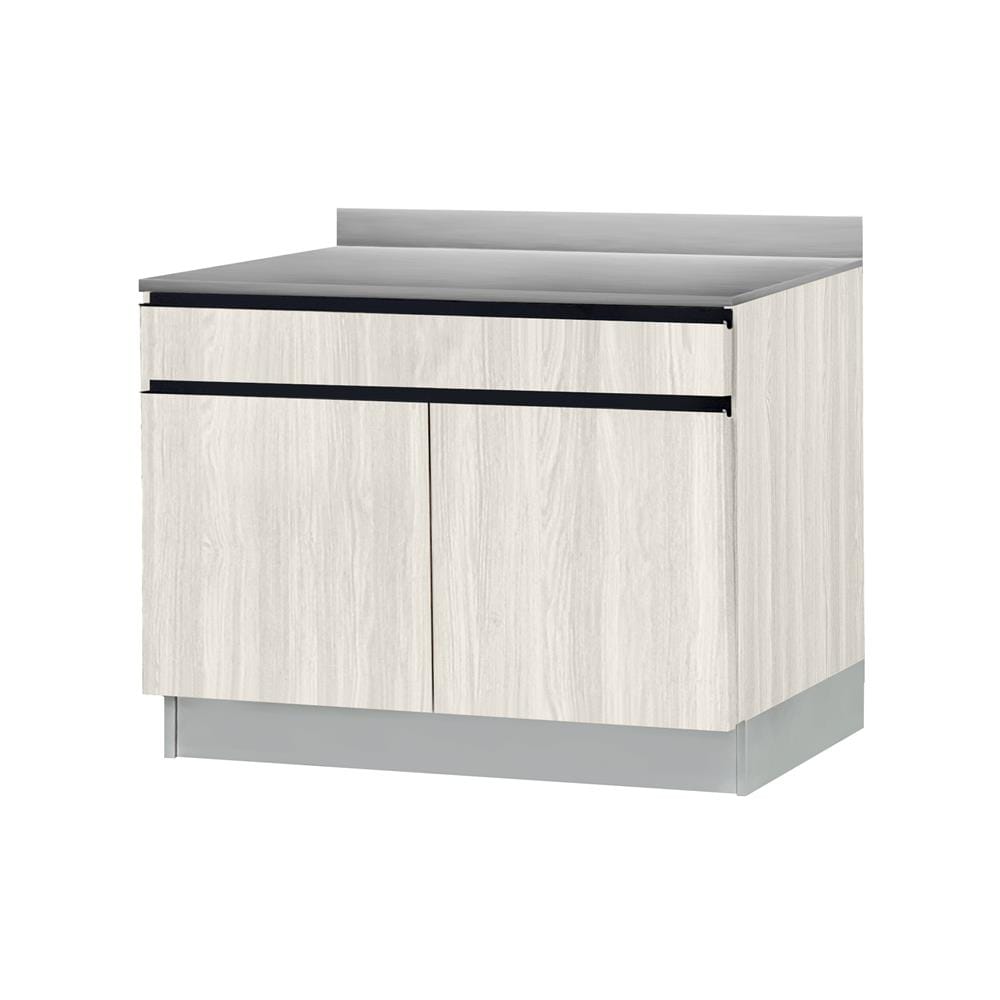 ตู้ตั้งพื้นท็อปเรียบ SL SANKI THE KITCHEN PRO 101.5 ซม. สีเนเชอรัลแอช