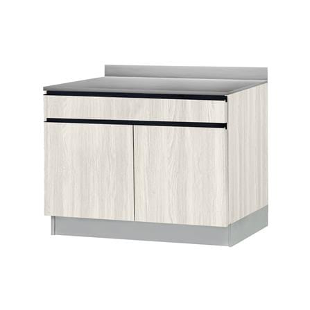 ตู้ตั้งพื้นท็อปเรียบ SL SANKI THE KITCHEN PRO 101.5 ซม. สีเนเชอรัลแอช_1