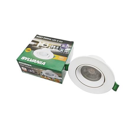 ดาวน์ไลท์ LED SYLVANIA INSET SWING 3 นิ้ว 6 วัตต์ WARM WHITE สีขาว_3
