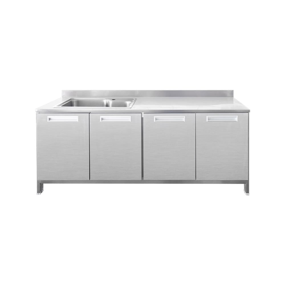 ตู้ตั้งพื้นท็อปซิงค์ 1 หลุม SANKI CLEAN KITCHEN SMC-NS1 180 ซม.