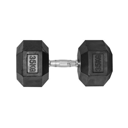 ดัมเบลหกเหลี่ยม หุ้มยาง IRONTEC 35 กก. (1 ข้าง)