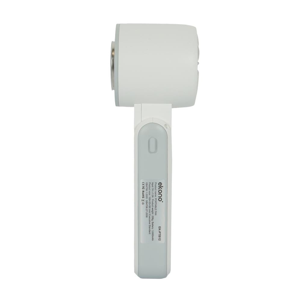พัดลมพกพา 1.6 นิ้ว EKONO EK-PTB12 สีขาว