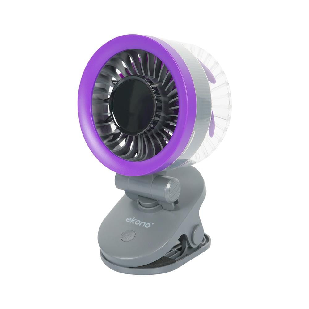 พัดลมพกพา 4 นิ้ว EKONO EK-PTB10 สีเทา