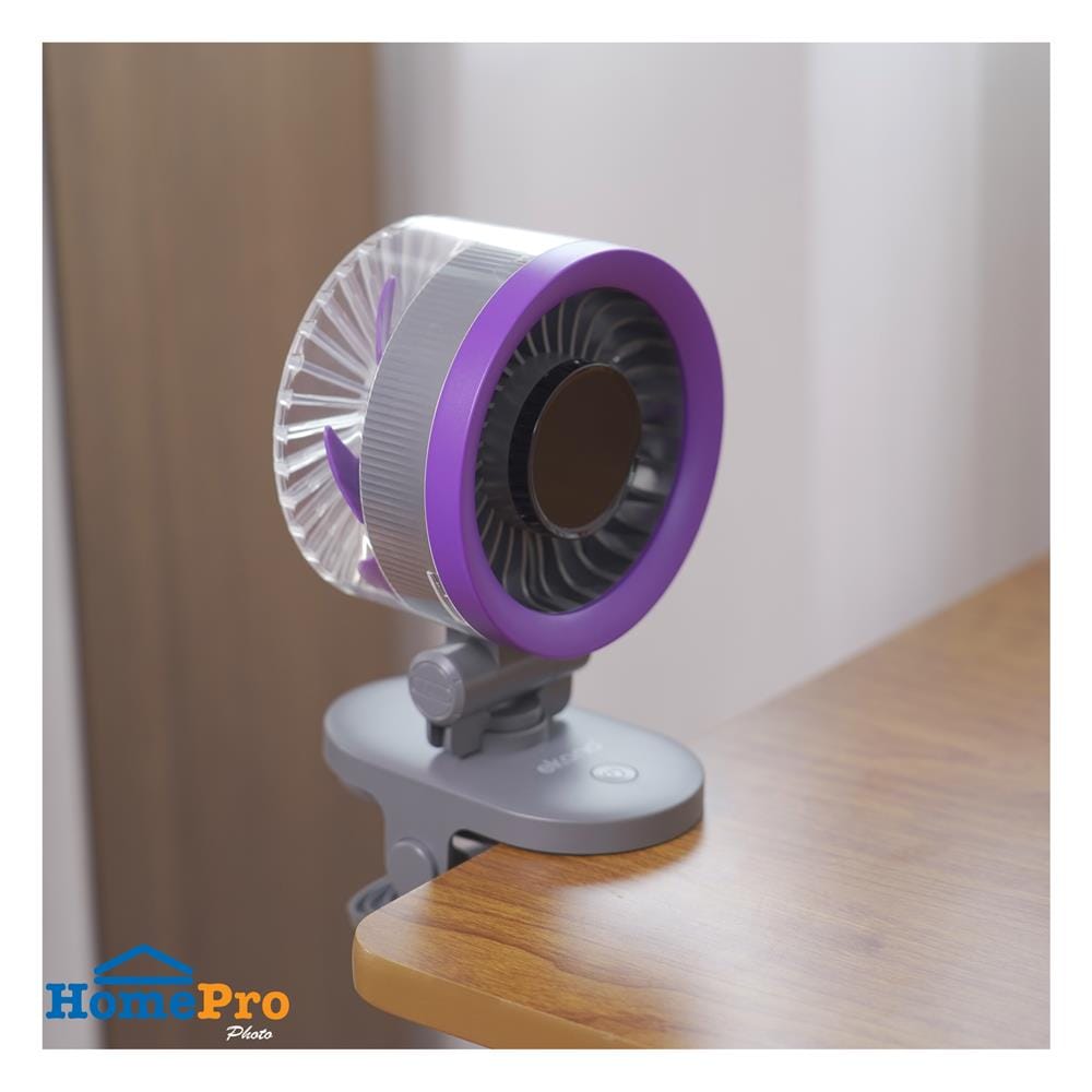 พัดลมพกพา 4 นิ้ว EKONO EK-PTB10 สีเทา