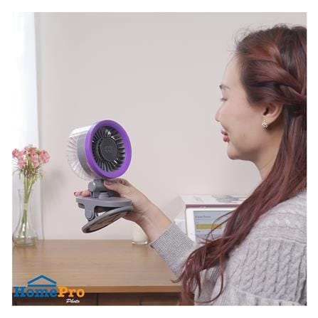 พัดลมพกพา 4 นิ้ว EKONO EK-PTB10 สีเทา_7