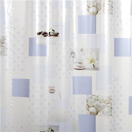 ม่านห้องน้ำ PVC WSP SCP-2/B5129 180X180 ซม._2