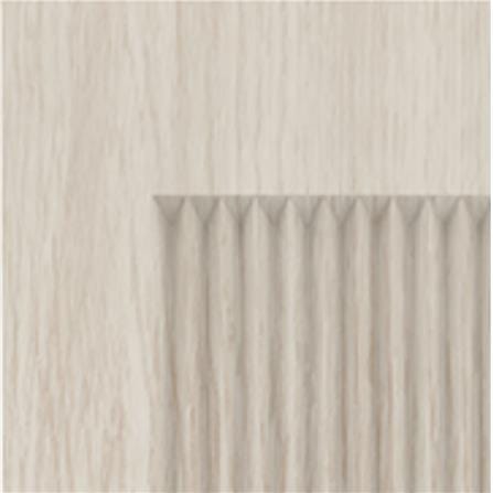ประตูภายใน UPVC เจาะลูกบิด AZLE PZ05 80x200 ซม. สี WHITE GRAY_2