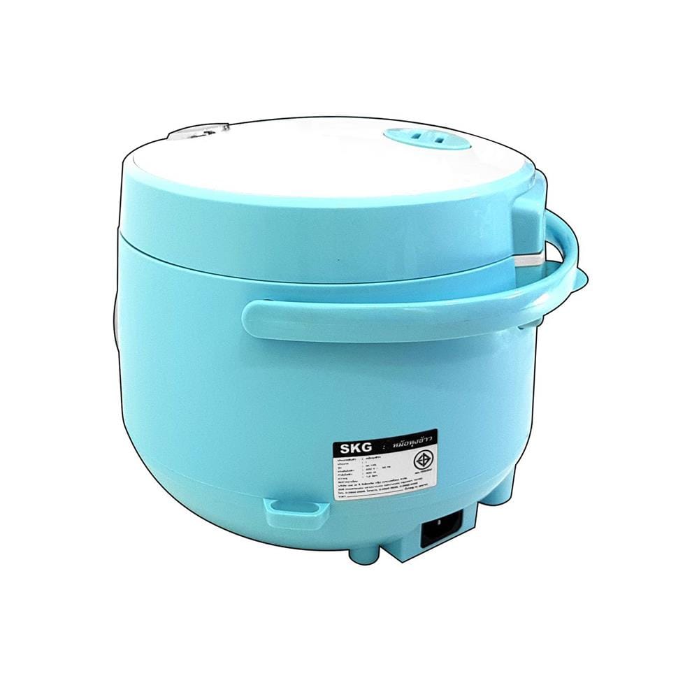 หม้อหุงข้าว MANUAL SKG SK-125 1.2 ลิตร สีขาว/ฟ้า