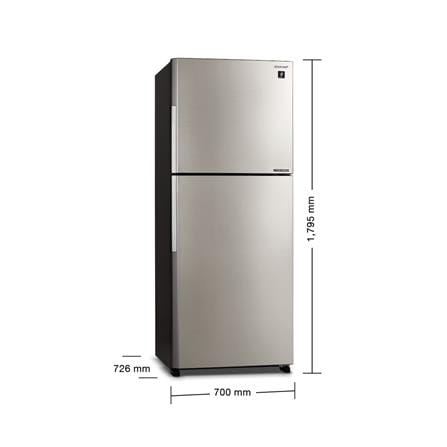 ตู้เย็น 2 ประตู SHARP SJ-XP500TP-SL 16.6 คิว สีเงิน_9