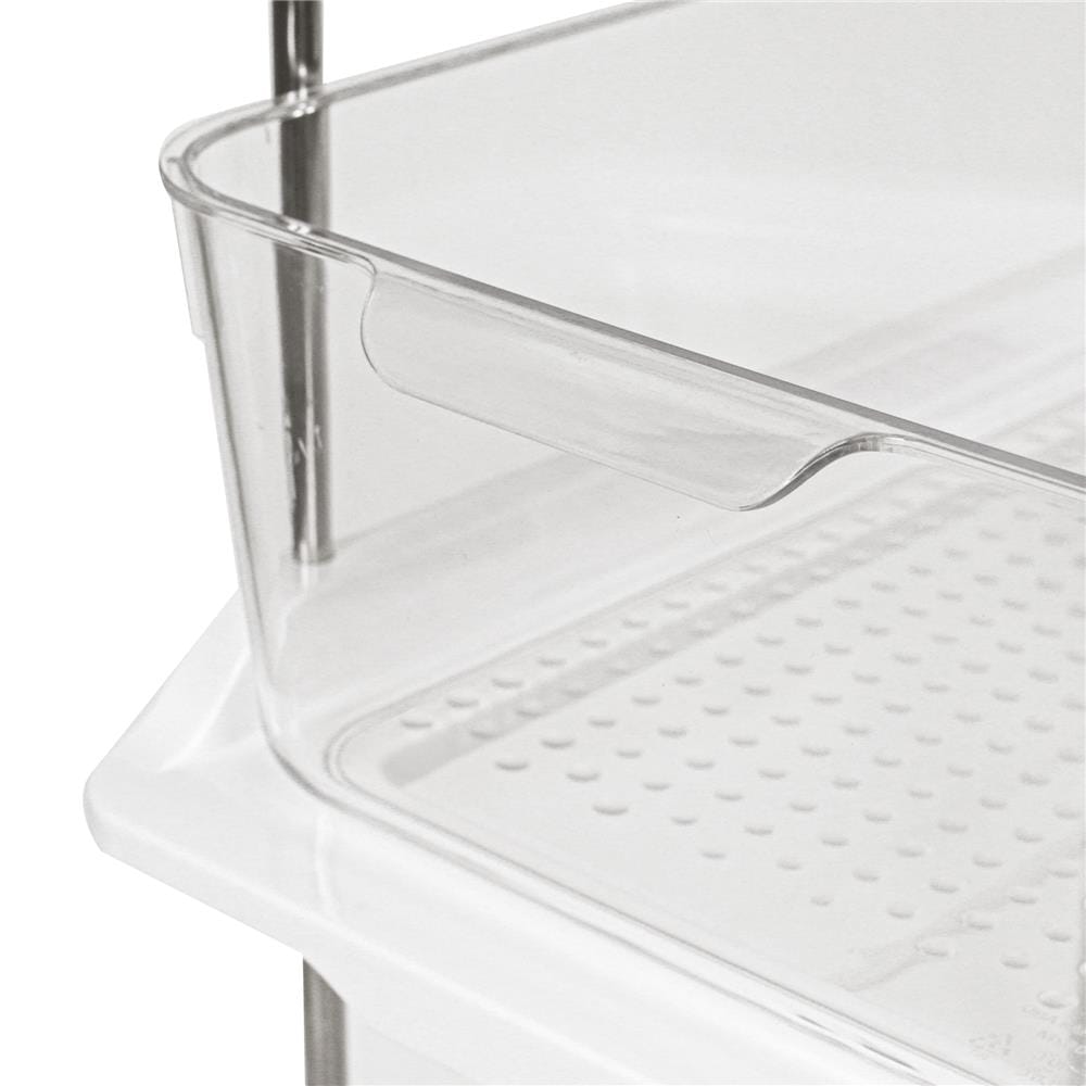 ชั้นวางของพร้อมถาดใส 3 ชั้น KECH BRINK 24X34X50.3 ซม.