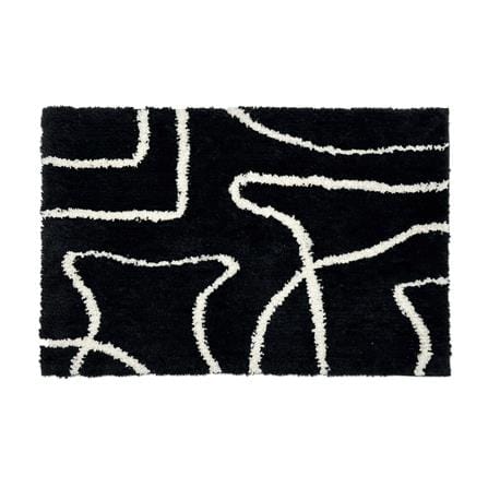 พรม HOME LIVING STYLE BILLIE 45X70 ซม. สีดำ_0