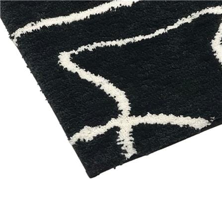 พรม HOME LIVING STYLE BILLIE 45X70 ซม. สีดำ_3