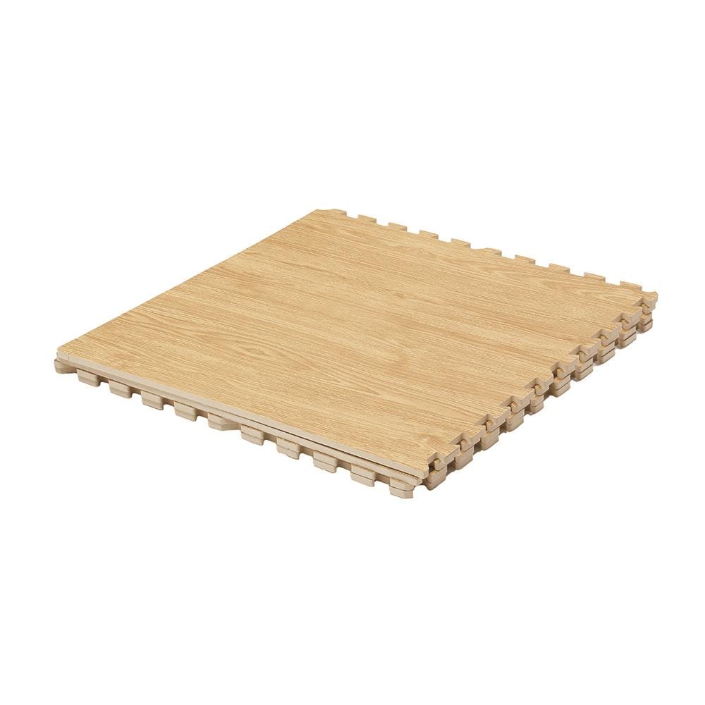 แผ่นรองนั่ง JIGSAW HOME LIVING STYLE OAK 60x60 ซม. สีน้ำตาล (แพ็ก 4 ชิ้น)