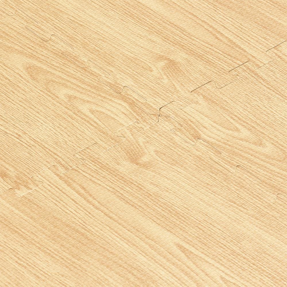 แผ่นรองนั่ง JIGSAW HOME LIVING STYLE OAK 60X60 ซม. สีน้ำตาล (แพ็ก 4 ชิ้น)