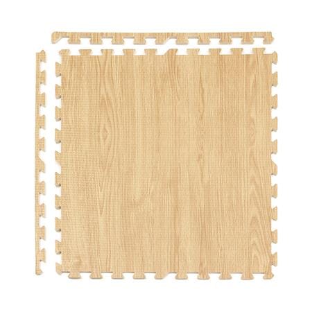 แผ่นรองนั่ง JIGSAW HOME LIVING STYLE OAK 60X60 ซม. สีน้ำตาล (แพ็ก 4 ชิ้น)_0