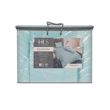ชุดผ้าปูที่นอน 3.5 ฟุต (ชุด 4 ชิ้น) HOME LIVING STYLE KEYCHAIN สี BLUE_5