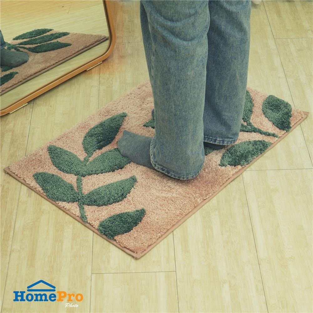 พรม HOME LIVING STYLE PLANT 45X70 ซม. สีครีม