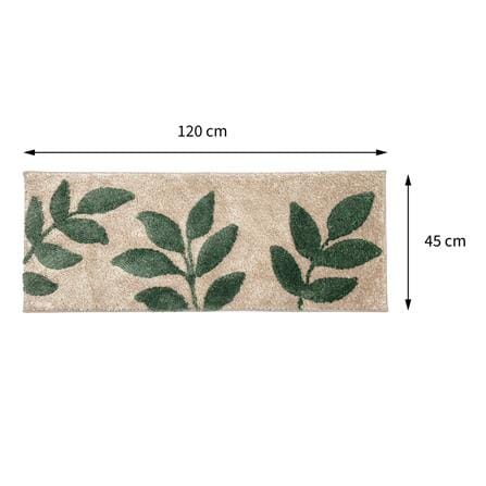 พรม HOME LIVING STYLE PLANT 45X120 ซม. สีครีม_9