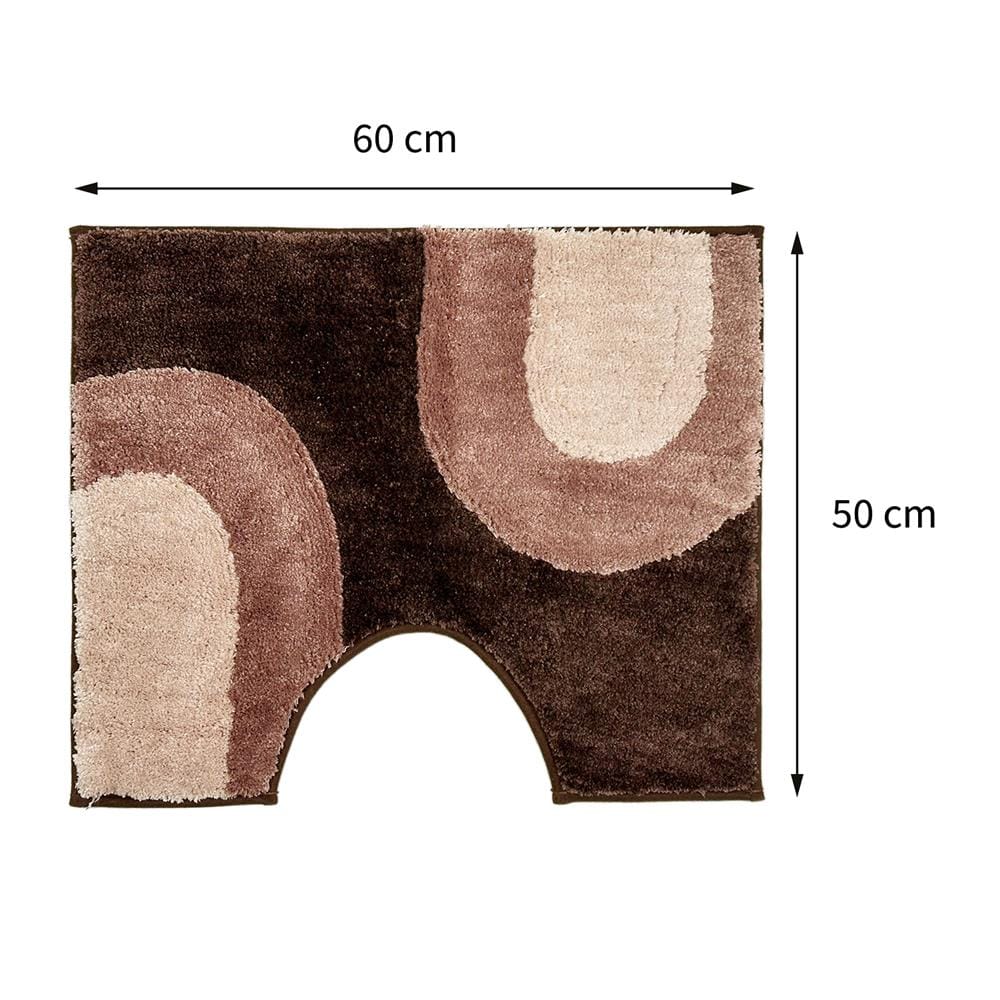 พรมห้องน้ำ HOME LIVING STYLE PATIO 50X60 ซม. สีน้ำตาล