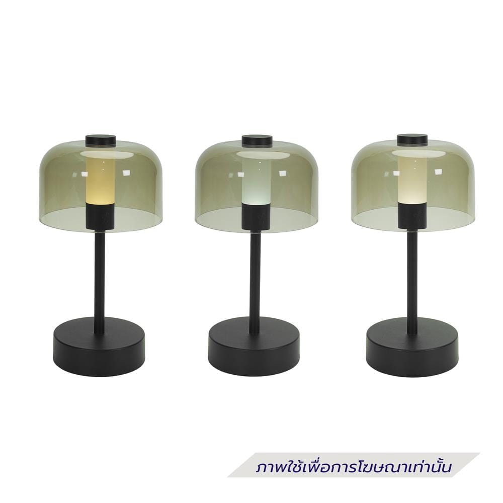 ไฟตั้งโต๊ะ LED CARINI RT249291BK 3 วัตต์ สีเทา/ดำ