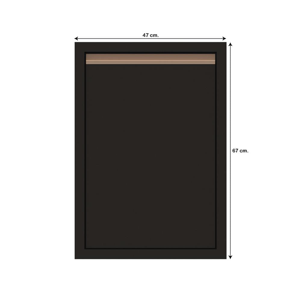 บานซิงค์เดี่ยวเรียบ JUPITER JUVENTAS 47x67 ซม. สีน้ำตาล