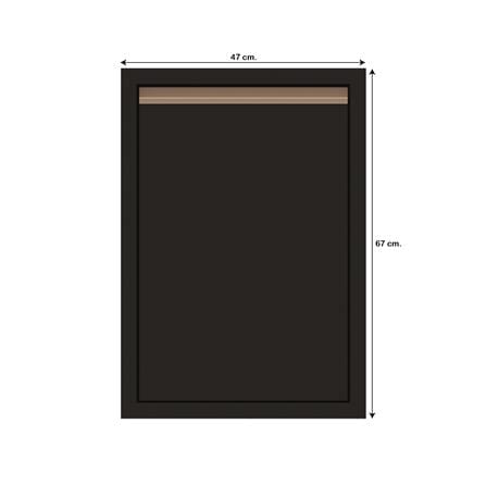บานซิงค์เดี่ยวเรียบ JUPITER JUVENTAS 47x67 ซม. สีน้ำตาล_3