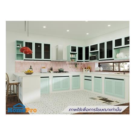 บานซิงค์เดี่ยวระแนง JUPITER JUVENTAS 47x67 ซม. สีเขียว_2