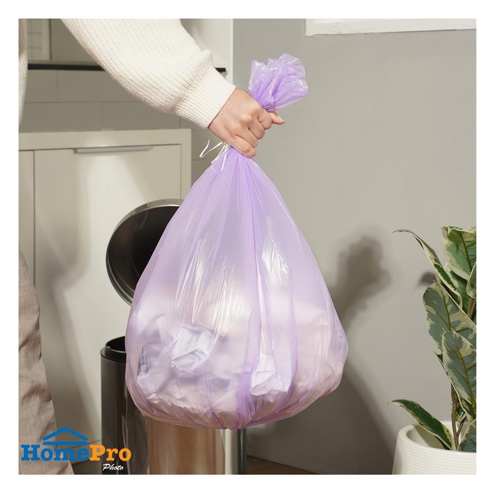 ถุงขยะม้วน CIRCULAR 24X28 นิ้ว ACCO กลิ่นลาเวนเดอร์ (แพ็ก 15 ใบ)