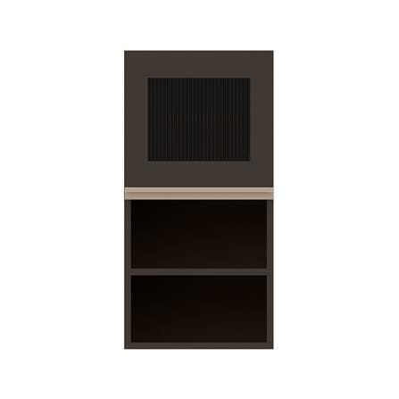 ตู้แขวนเดี่ยวช่องโล่ง S1 JUPITER JUVENTAS 40x80 ซม. สีน้ำตาล