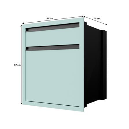 ตู้ลิ้นชัก JUPITER JUVENTAS 57x67 ซม. สีเขียว_3