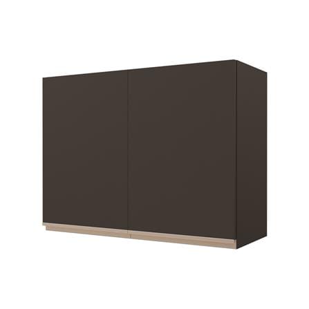 ตู้แขวนคู่เรียบ JUPITER JUVENTAS 80x60 ซม. สีน้ำตาล_1
