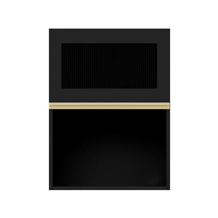 ตู้แขวนไมโครเวฟกระจก JUPITER JUVENTAS 60x80 ซม. สีดำ