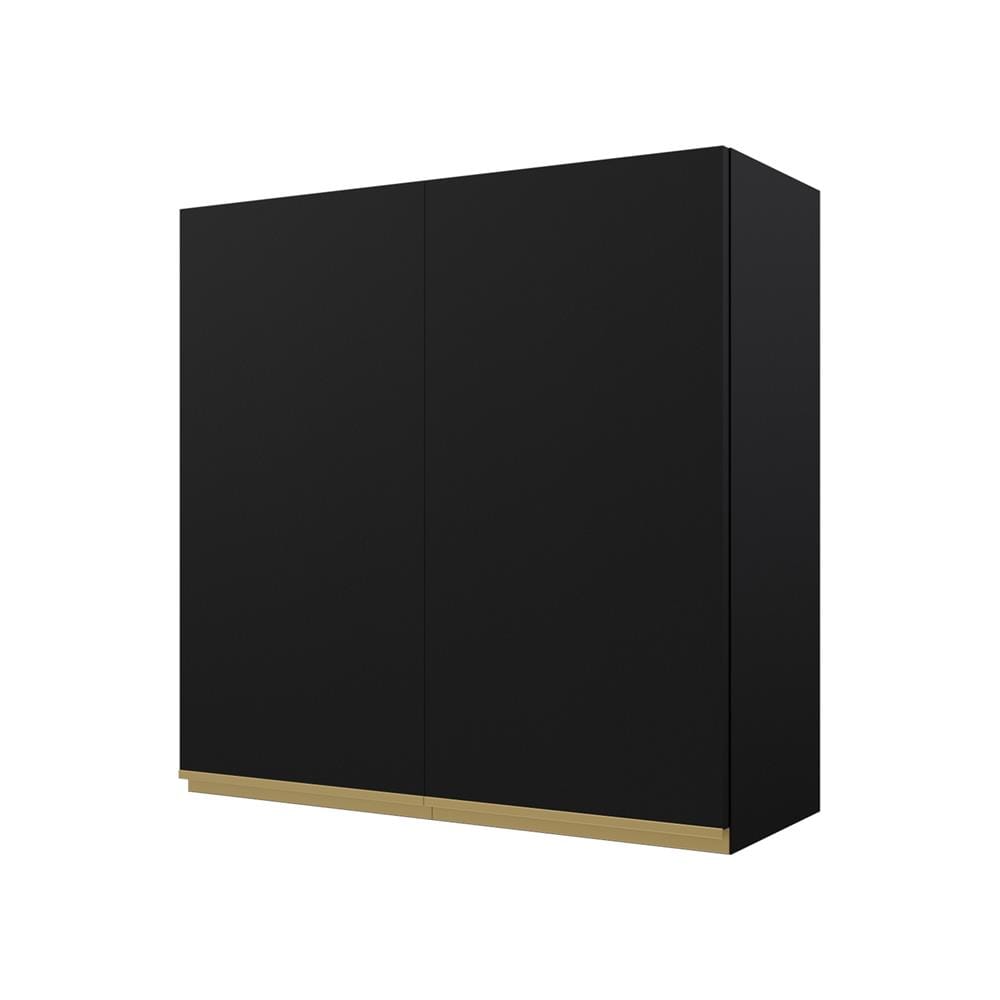 ตู้แขวนคู่เรียบ JUPITER JUVENTAS 80x80 ซม. สีดำ