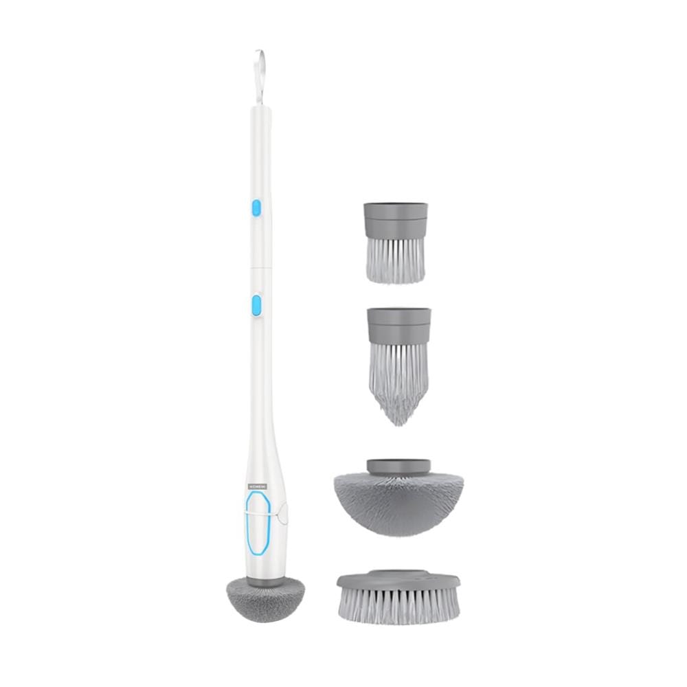 แปรงทำความสะอาดไฟฟ้า HOMEMI HM0025-P-WH 74 วัตต์ (หัวเปลี่ยน 4 แบบ)_1