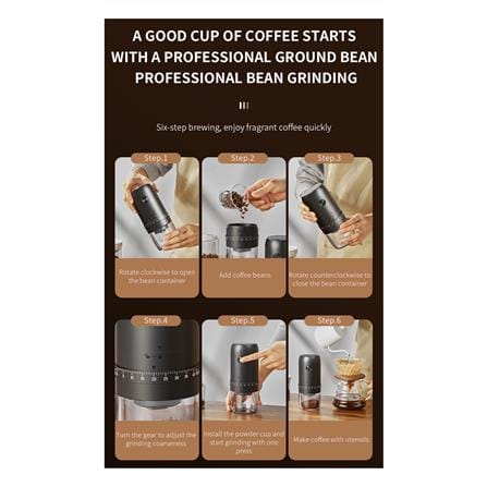 เครื่องบดเมล็ดกาแฟ GRINDER 8200240 สีดำ_9