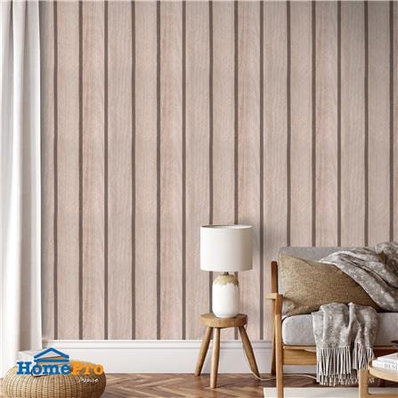 สติกเกอร์โฟม HOME LIVING STYLE LATH 0.60X3 ม. สีน้ำตาลอ่อน_4