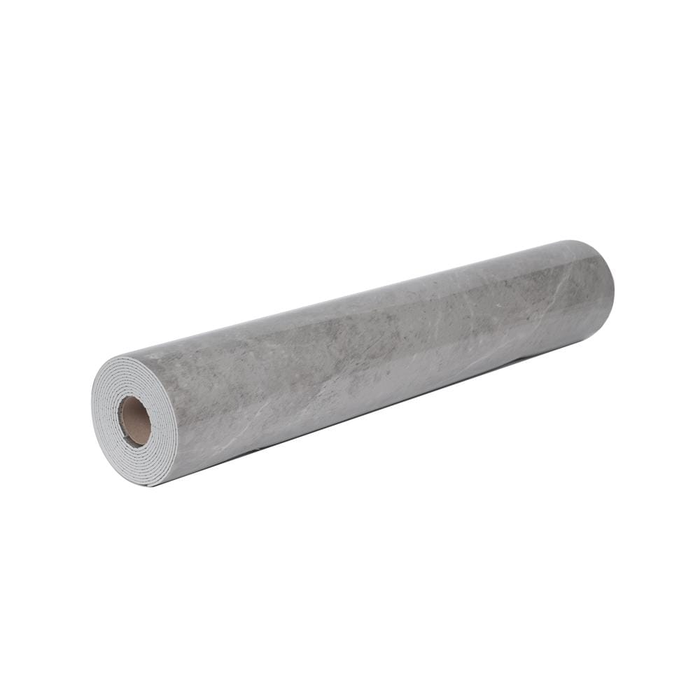 สติกเกอร์โฟม HOME LIVING STYLE MARBLE 0.60X3 ม. สีเทา