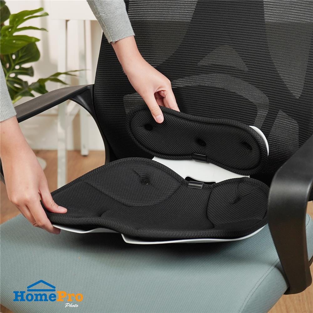 เบาะรองนั่ง HOME LIVING STYLE ERGONO 15x7.5 นิ้ว สีดำ