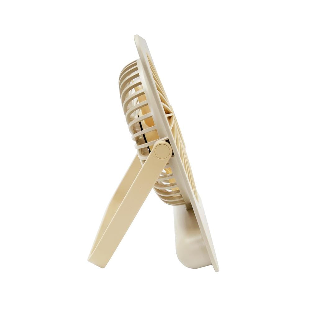 พัดลมพกพา 4 นิ้ว HANABISHI HFU-01 สีน้ำตาล