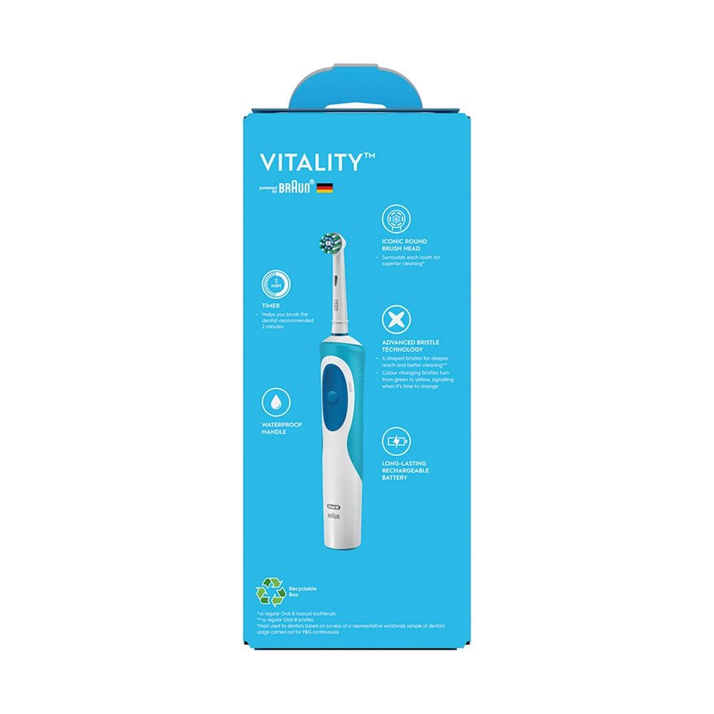 แปรงสีฟันไฟฟ้า ORAL-B VITALITY DEEP CLEAN 4987176205650 สีฟ้า