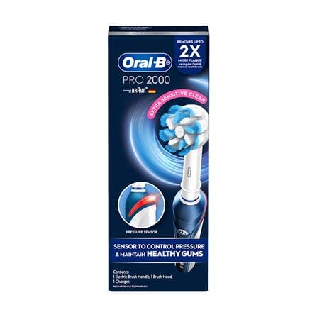 แปรงสีฟันไฟฟ้า ORAL-B PRO 2000 4210201185581 สีน้ำเงิน_1