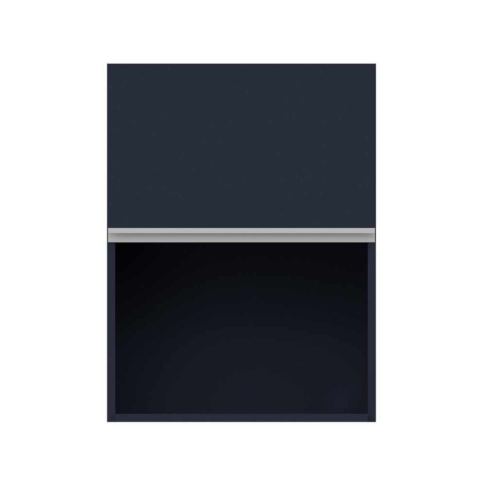ตู้แขวนไมโครเวฟเรียบ JUPITER JUVENTAS 60x80 ซม. สีน้ำเงิน