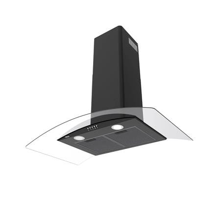 เครื่องดูดควันกระโจม LINEA LDD 90.2 BLACK GLASS 90 ซม._1